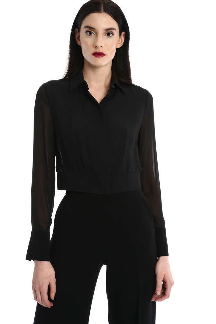 Cady and georgette shirt Intrend Cady and georgette shirt Intrend