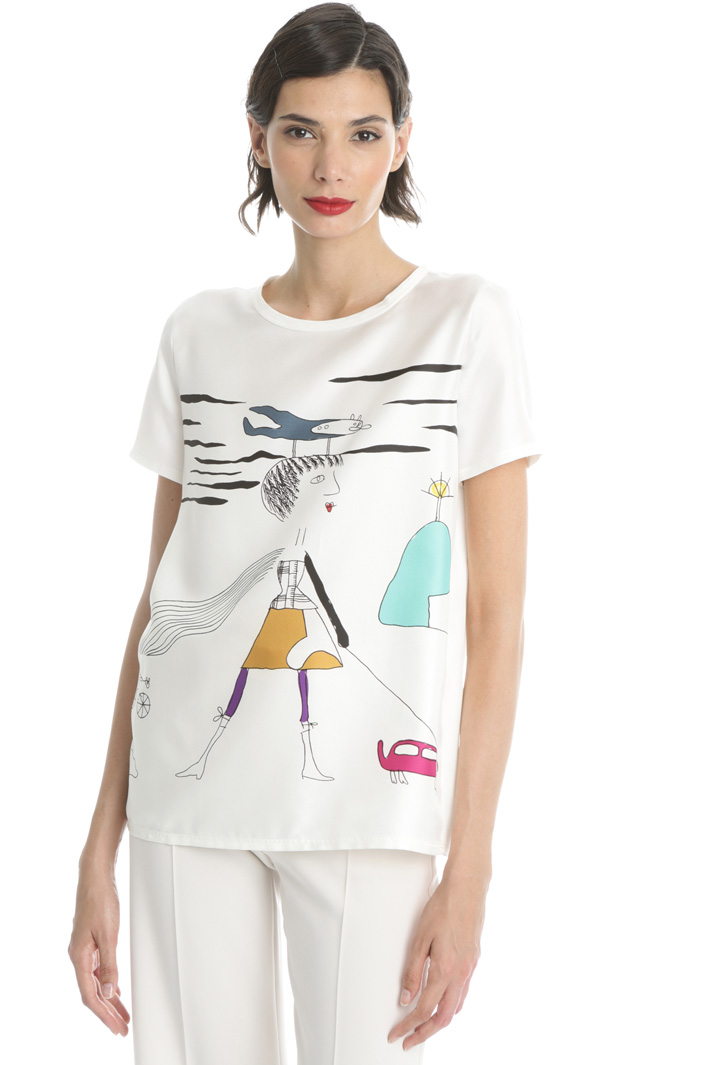 Pure silk Tee Intrend Pure silk Tee Intrend