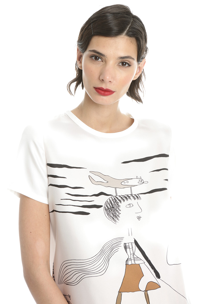Pure silk Tee Intrend Pure silk Tee Intrend