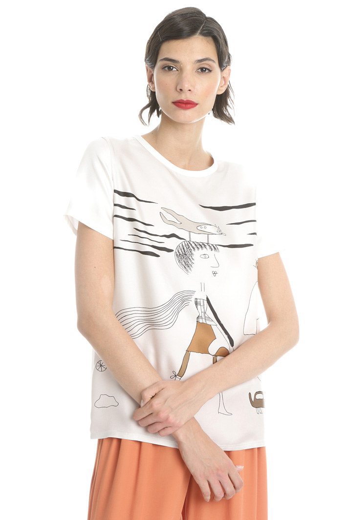 Pure silk Tee Intrend Pure silk Tee Intrend