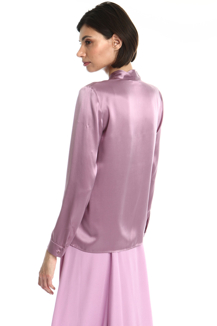 Silk satin blouse Intrend Silk satin blouse Intrend