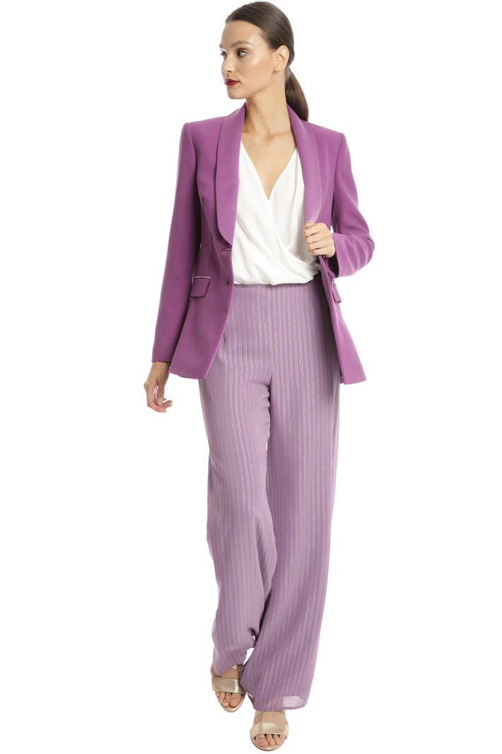 Lamé palazzo trousers Intrend Lamé palazzo trousers Intrend