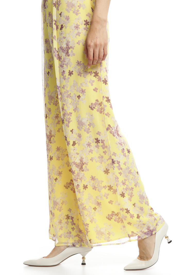 Floral print palazzo trousers Intrend Floral print palazzo trousers Intrend