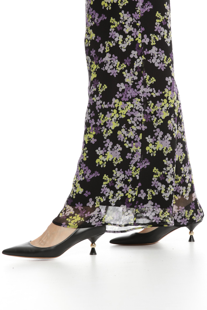 Floral print palazzo trousers Intrend Floral print palazzo trousers Intrend