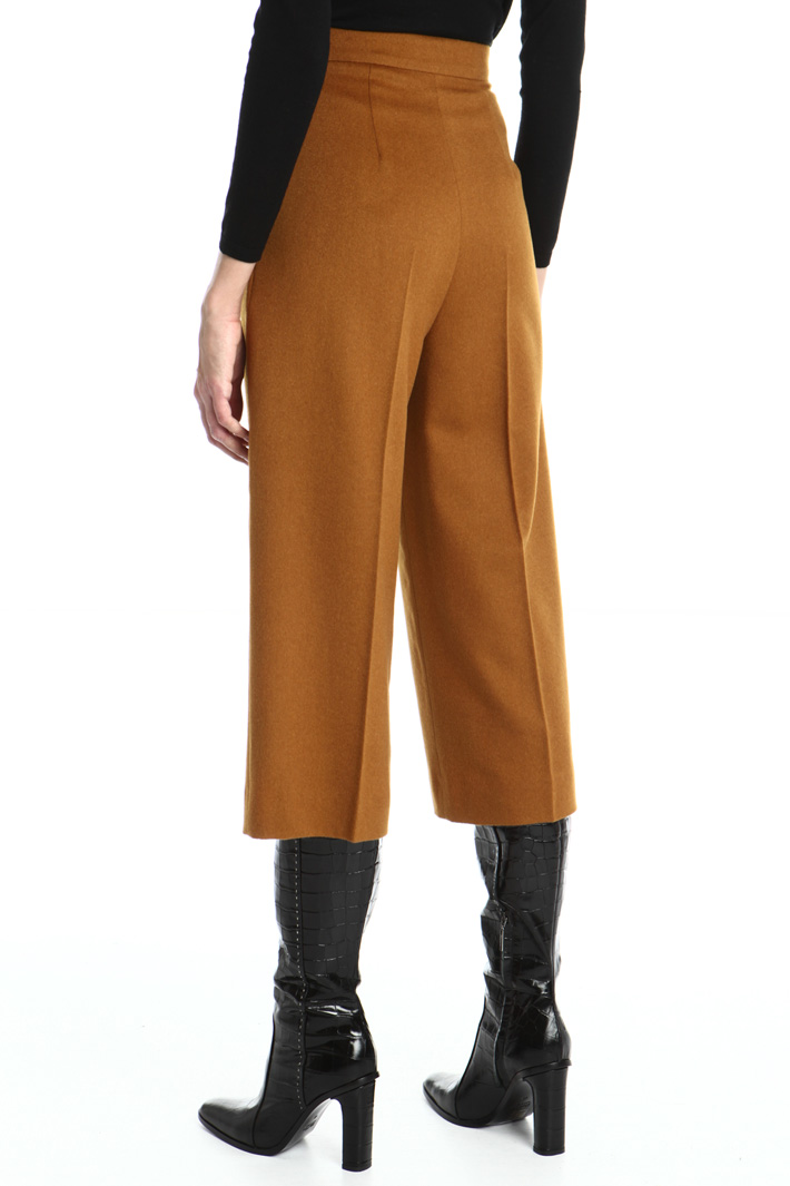 Crop camel trousers Intrend Crop camel trousers Intrend