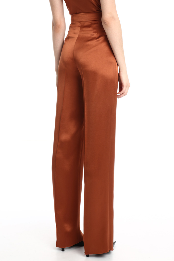 Silk satin trousers Intrend Silk satin trousers Intrend