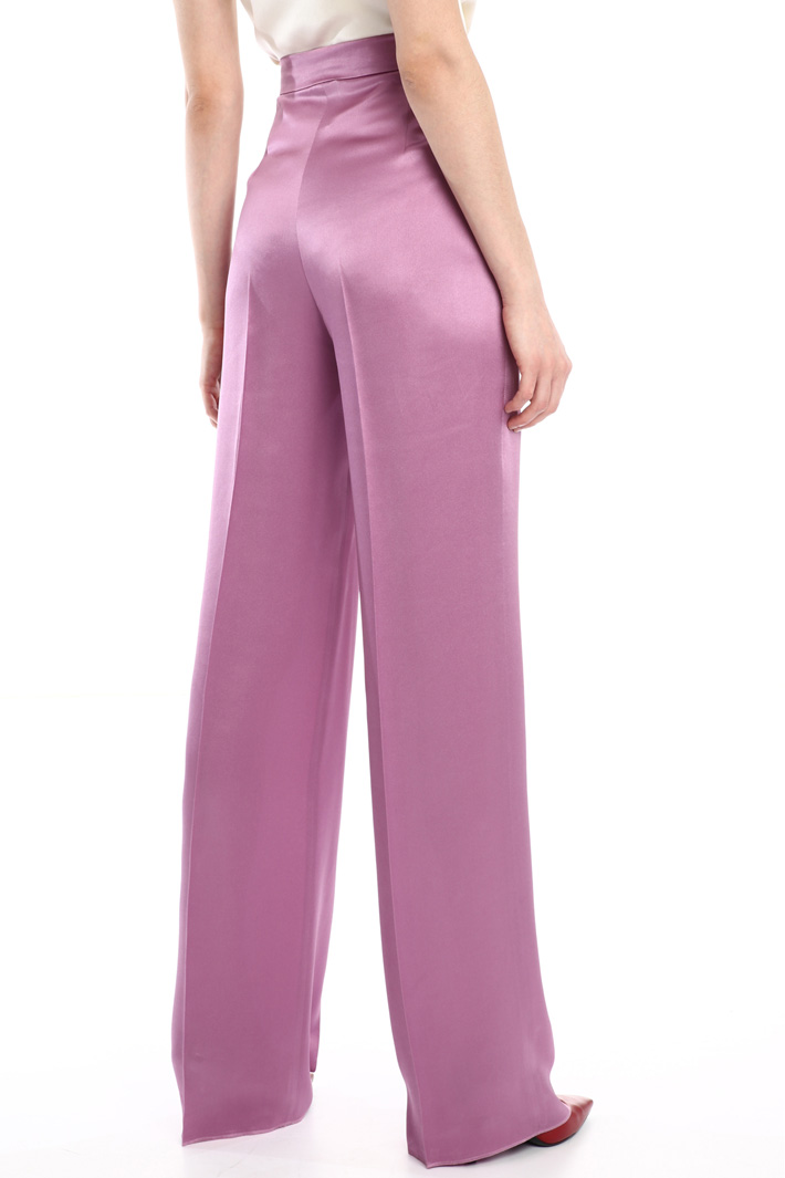 Silk satin trousers Intrend Silk satin trousers Intrend