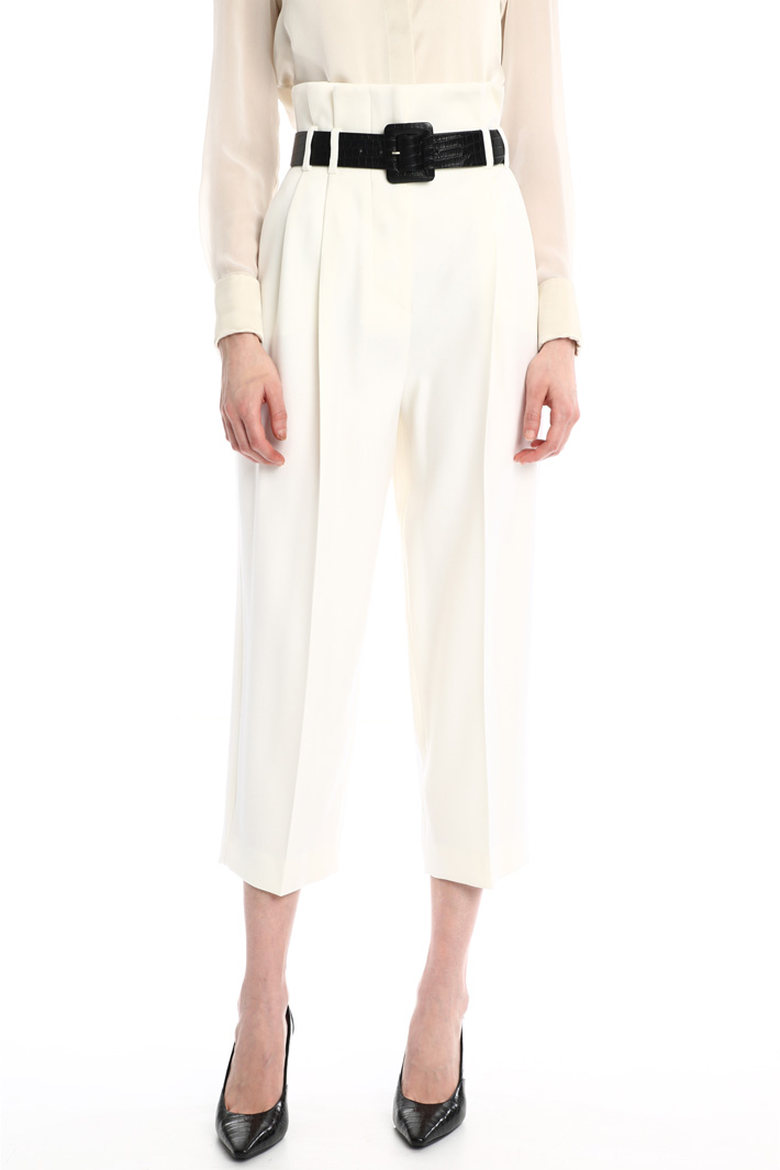 Wool satin trousers Intrend Wool satin trousers Intrend