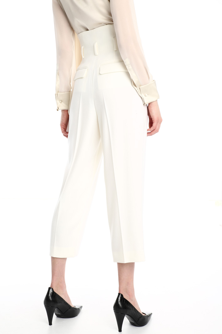 Wool satin trousers Intrend Wool satin trousers Intrend