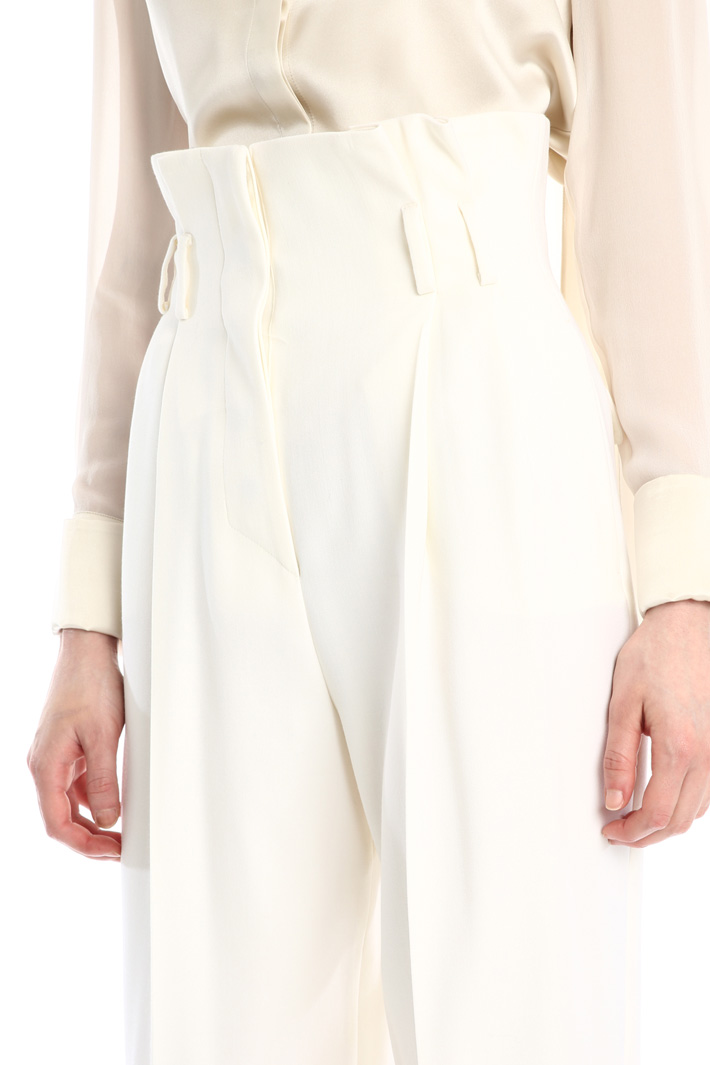 Wool satin trousers Intrend Wool satin trousers Intrend