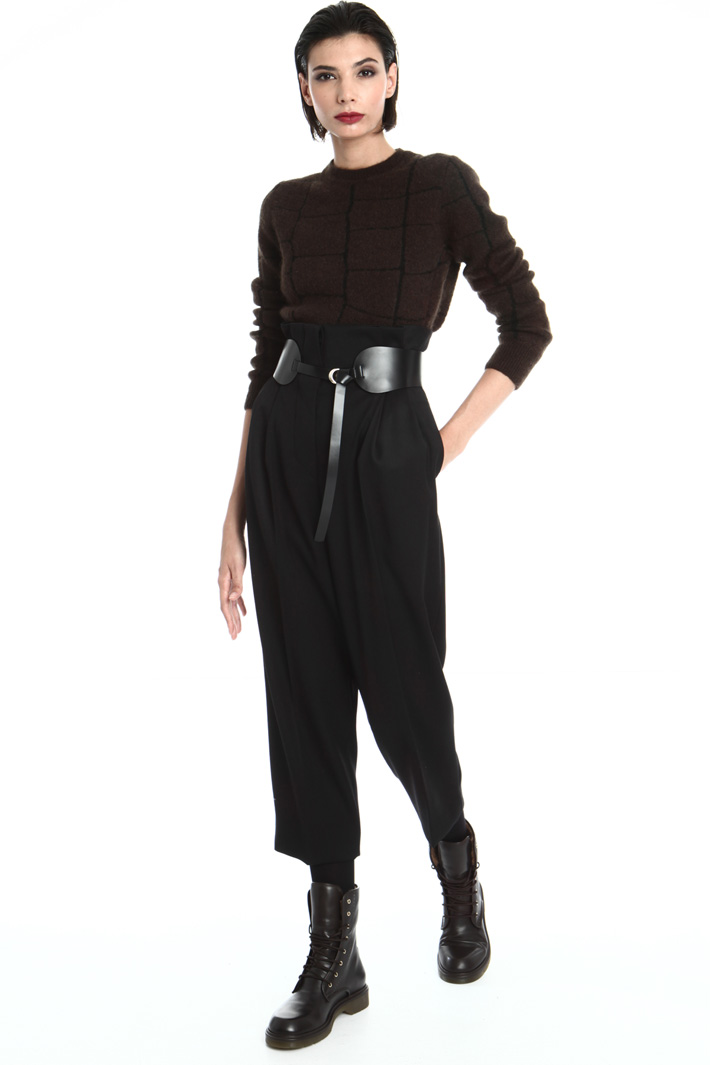 Wool satin trousers Intrend Wool satin trousers Intrend