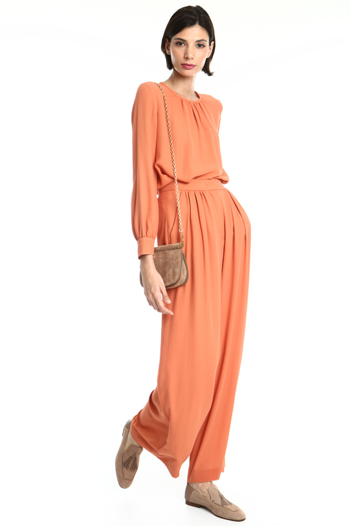 Silk georgette trousers Intrend Silk georgette trousers Intrend