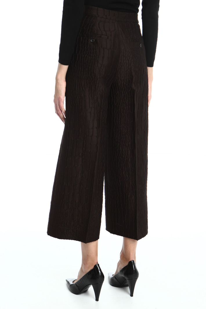 Jacquard wool trousers Intrend Jacquard wool trousers Intrend