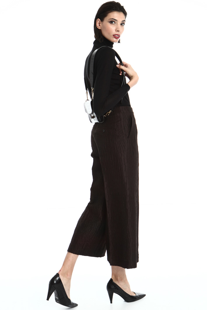 Jacquard wool trousers Intrend Jacquard wool trousers Intrend