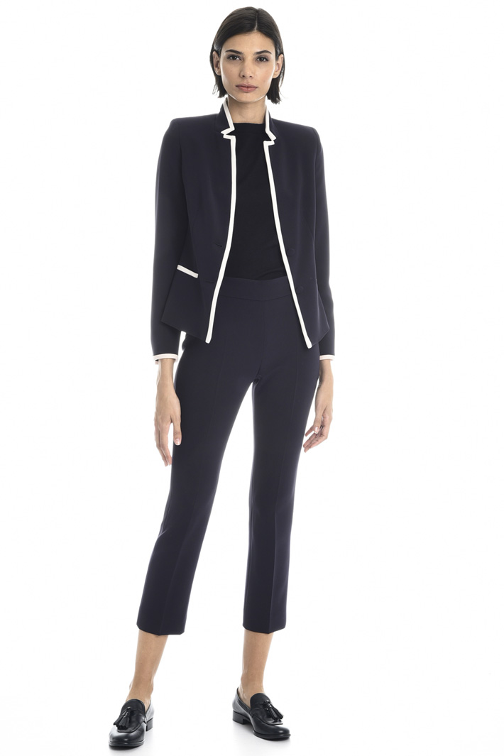 Capri trousers in cady Intrend Capri trousers in cady Intrend