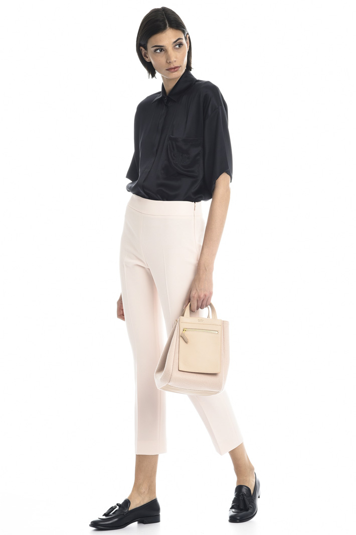 Capri trousers in cady Intrend Capri trousers in cady Intrend
