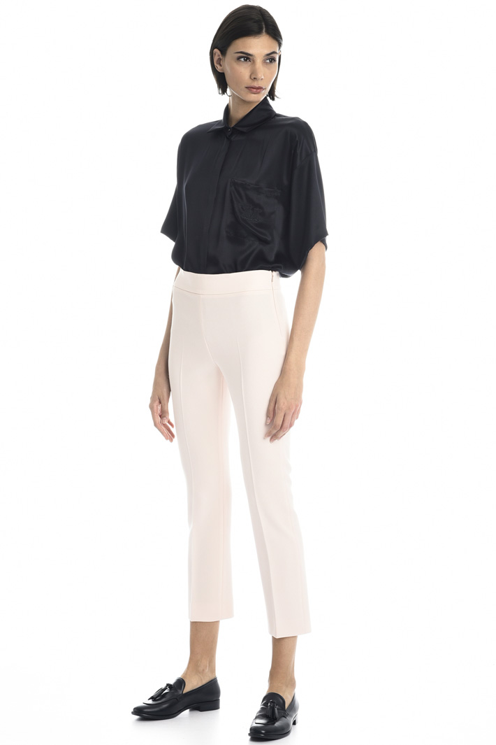Capri trousers in cady Intrend Capri trousers in cady Intrend
