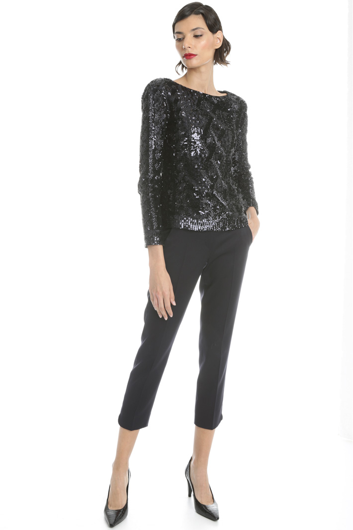 Wool twill trousers Intrend Wool twill trousers Intrend