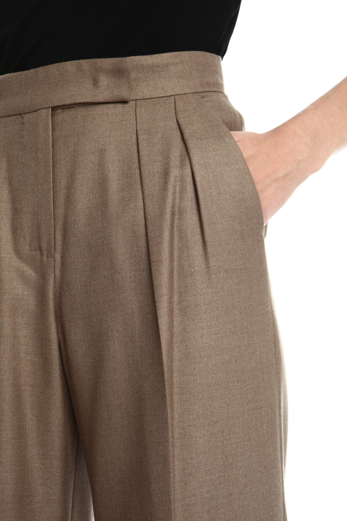 Camel and silk trousers Intrend Camel and silk trousers Intrend