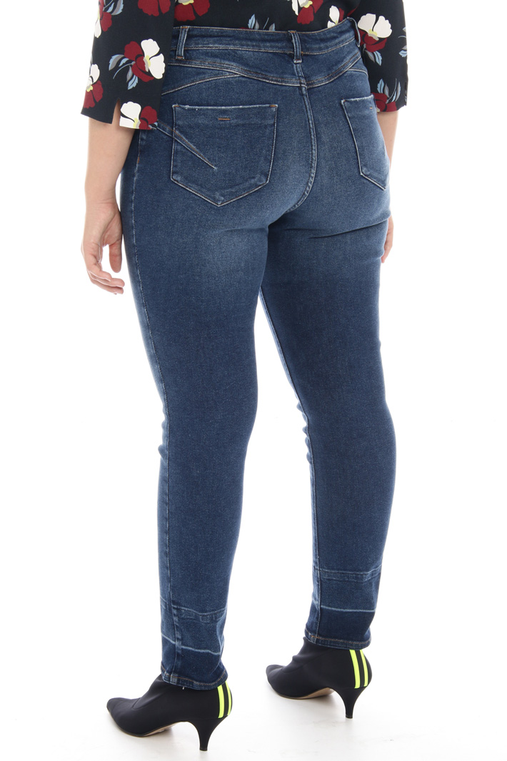 Cigarette denim trousers Intrend Cigarette denim trousers Intrend
