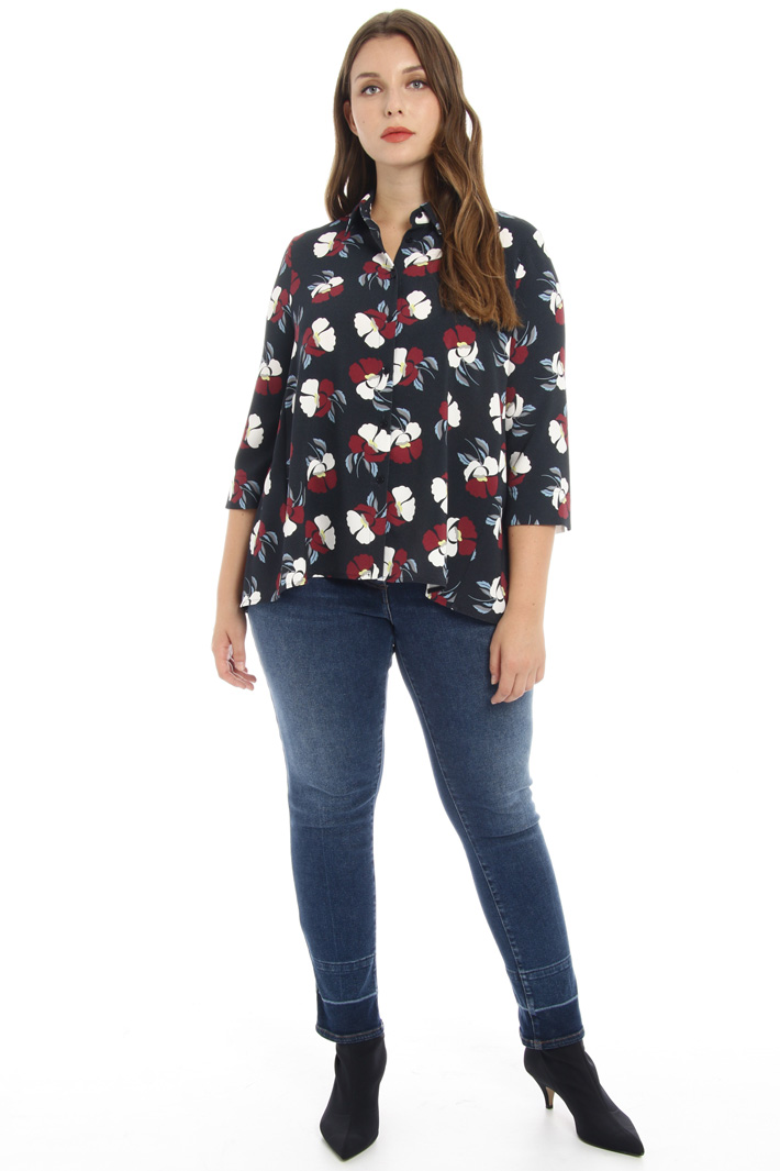 Cigarette denim trousers Intrend Cigarette denim trousers Intrend