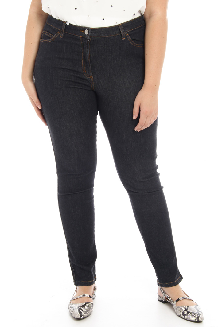 Stretch denim trousers Intrend Stretch denim trousers Intrend