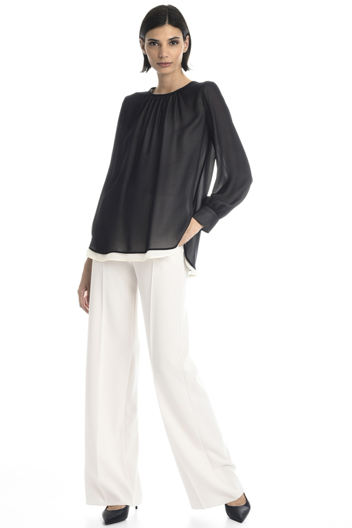 Silk georgette blouse Intrend Silk georgette blouse Intrend