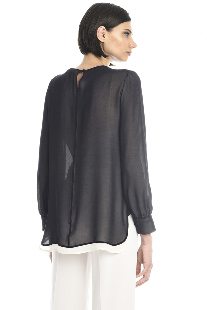 Silk georgette blouse Intrend Silk georgette blouse Intrend