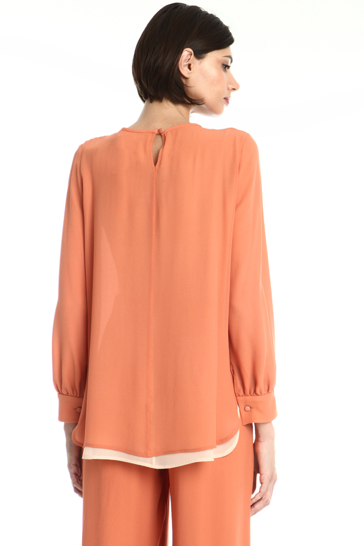 Silk georgette blouse Intrend Silk georgette blouse Intrend