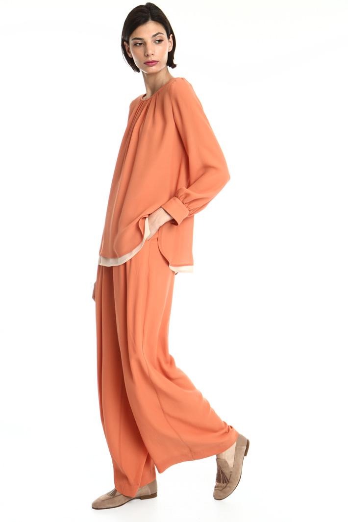 Silk georgette blouse Intrend Silk georgette blouse Intrend