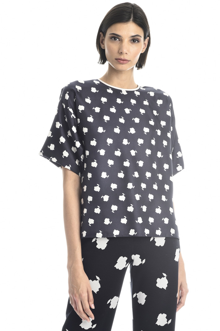 Silk twill T-shirt Intrend Silk twill T-shirt Intrend