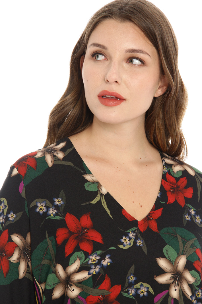 Printed cady dress Intrend Printed cady dress Intrend