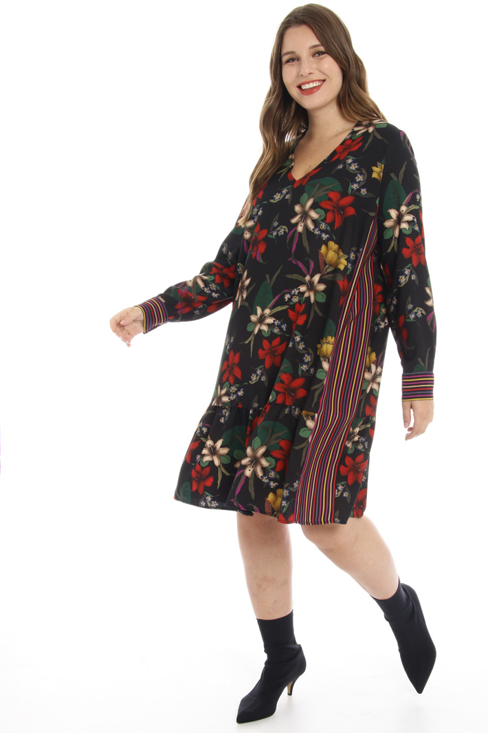 Printed cady dress Intrend Printed cady dress Intrend