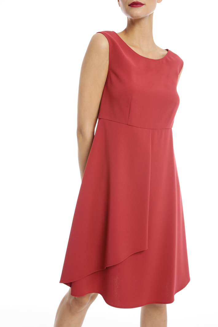 Sleeveless dress with overlay Intrend Sleeveless dress with overlay Intrend