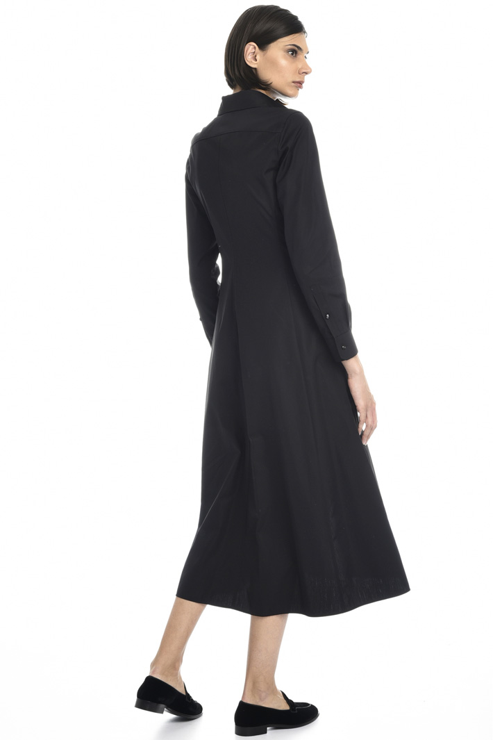 Sash cotton poplin dress Intrend Sash cotton poplin dress Intrend