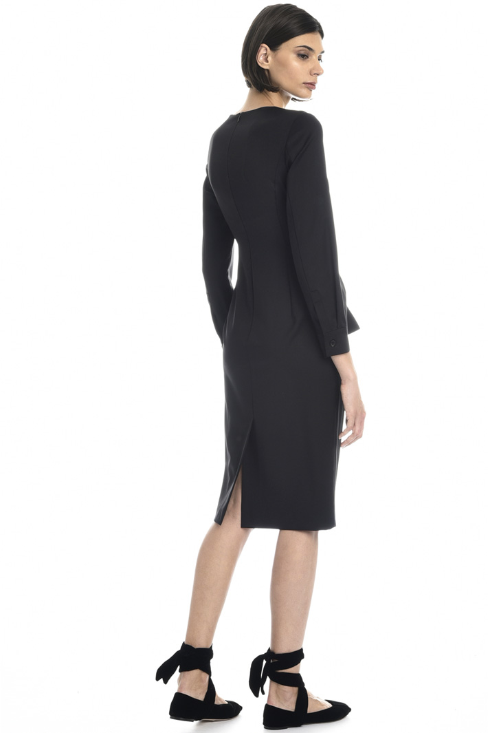 Wool twill sheath dress Intrend Wool twill sheath dress Intrend