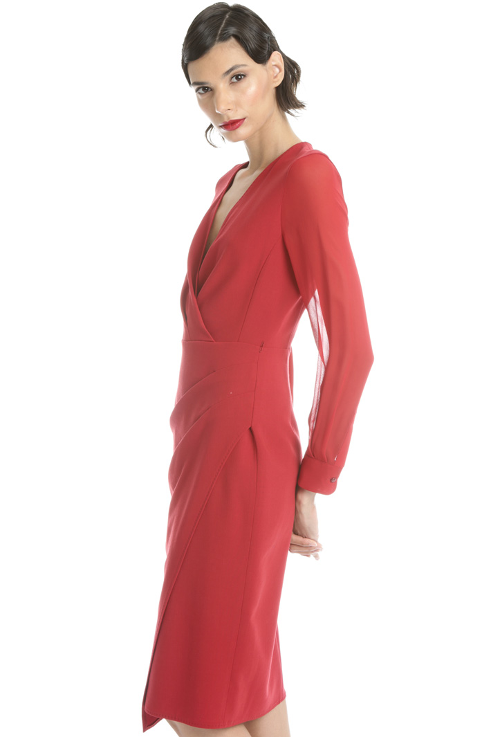 Wool crepe dress Intrend Wool crepe dress Intrend