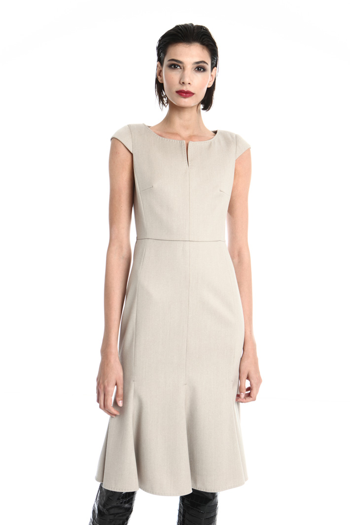 Cap sleeve midi dress Intrend Cap sleeve midi dress Intrend
