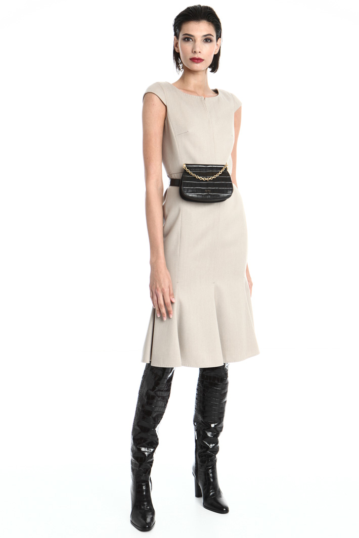 Cap sleeve midi dress Intrend Cap sleeve midi dress Intrend