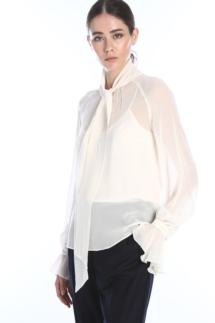 Silk georgette blouse Intrend Silk georgette blouse Intrend
