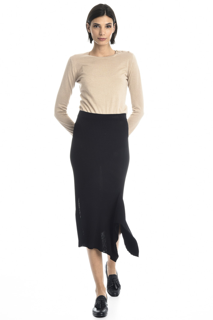 Viscose midi skirt Intrend Viscose midi skirt Intrend