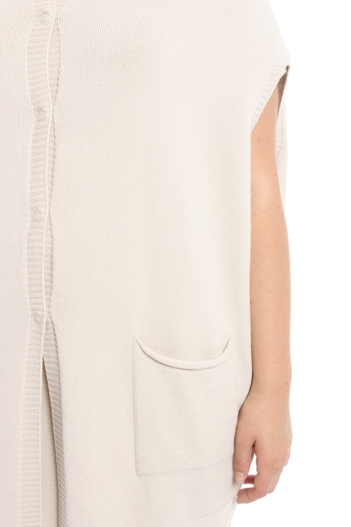 Long wool-blend vest Intrend Long wool-blend vest Intrend