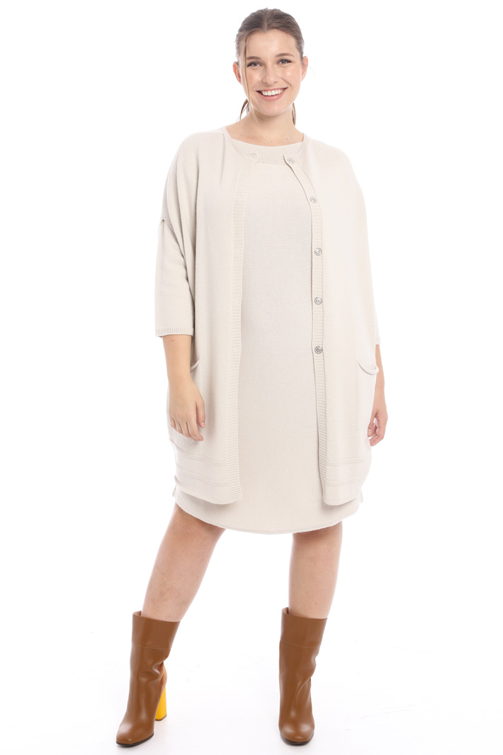 Long wool-blend vest Intrend Long wool-blend vest Intrend