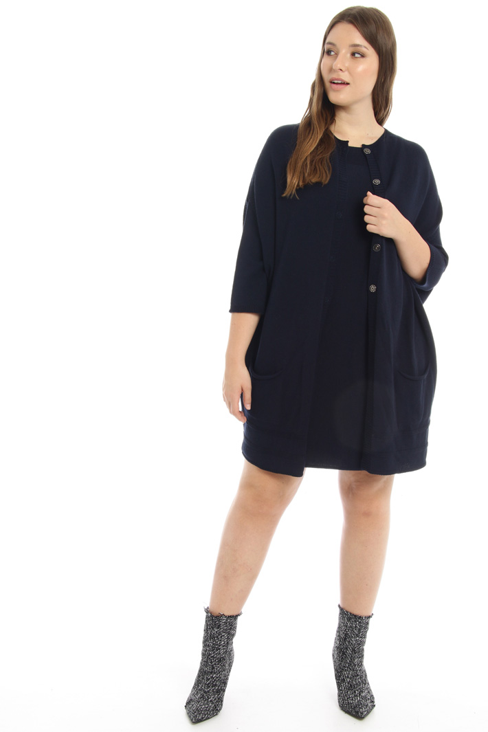 Long wool-blend vest Intrend Long wool-blend vest Intrend