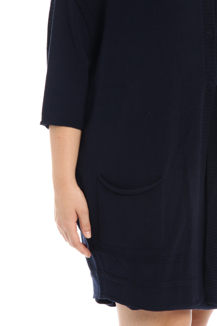 Long wool-blend vest Intrend Long wool-blend vest Intrend