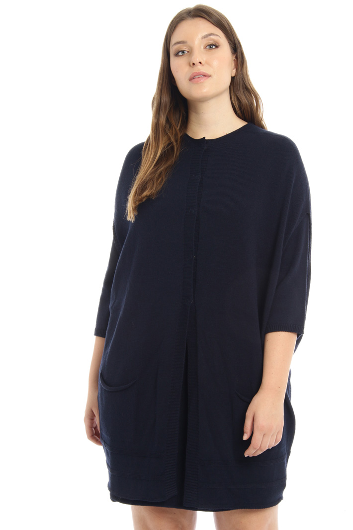 Long wool-blend vest Intrend Long wool-blend vest Intrend