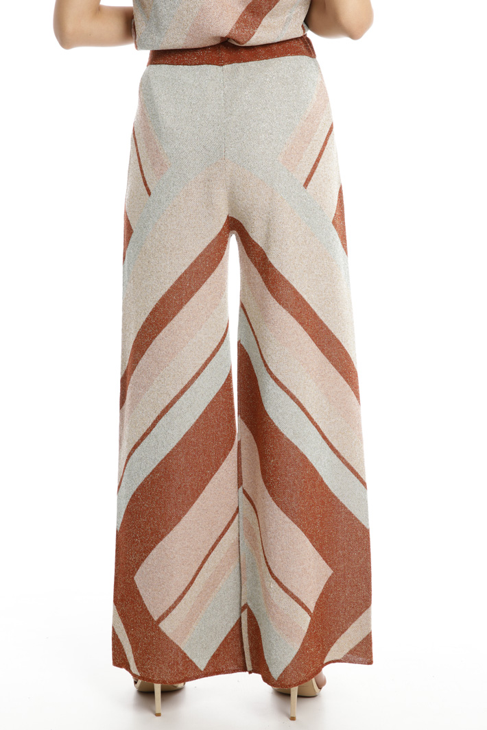Lamé knit trousers Intrend Lamé knit trousers Intrend