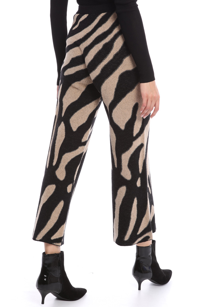 Animal print knit trousers Intrend Animal print knit trousers Intrend