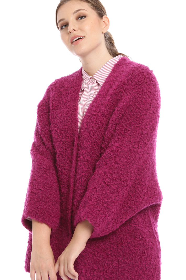 Bouclé mohair cardigan Intrend Bouclé mohair cardigan Intrend