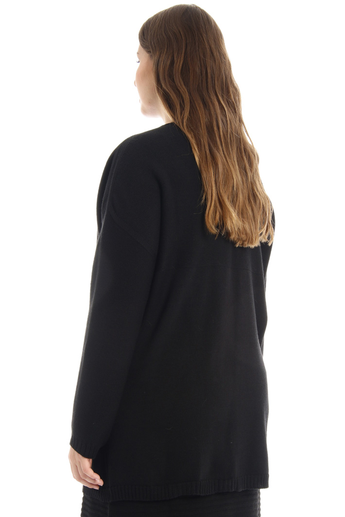 Wool blend cardigan Intrend Wool blend cardigan Intrend
